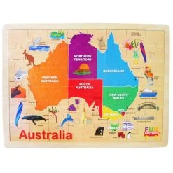 Other Puzzle Australia Map Wood