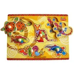 Other Wood Knob Puzzle Aboriginal