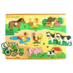 Other Wood Knob Puzzle Horse