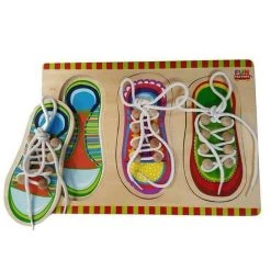 Other Puzzle Shoe Lacing Wood
