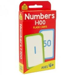 School Zone Flashcards Numbers 1-100