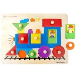 Other Wood Knob Puzzle Train