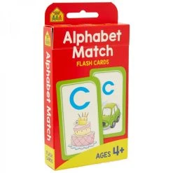 School Zone Flashcards Alphabet Match