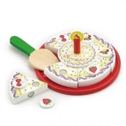 Other Wooden Birthday Cake With Candle