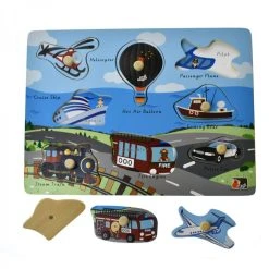 Other Peg Puzzle 2 In 1 Transport