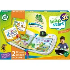 Leapfrog LeapStart 3D Interactive Learning System Green With Two Bonus Books