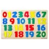 Other Wood Puzzle Raised Numbers 1-20
