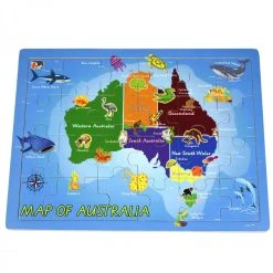 Other Jigsaw 2 In 1 Australian Map